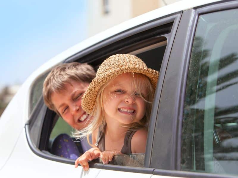 Voyage en voiture avec des enfants